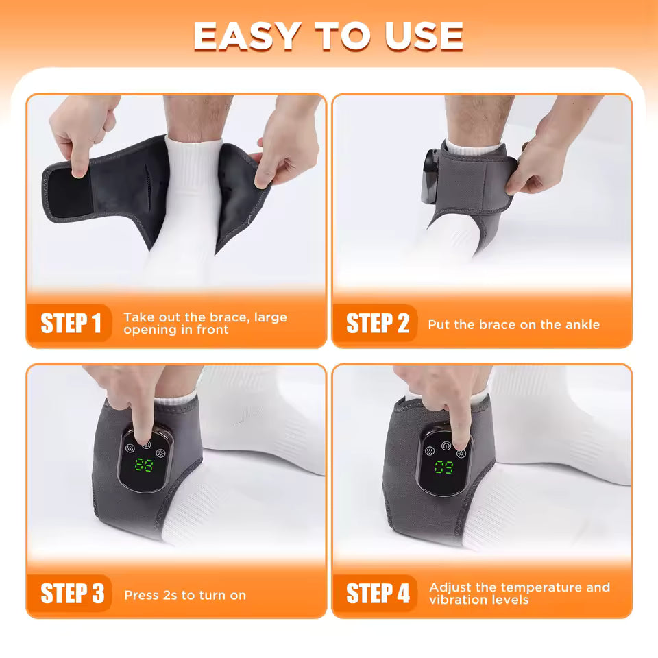 HealthHaven4U™ Wireless Electric Heating Foot and Ankle Wrap