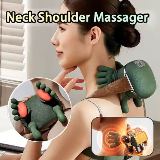 HealthHaven4U™ Heated Neck Shoulder Massager