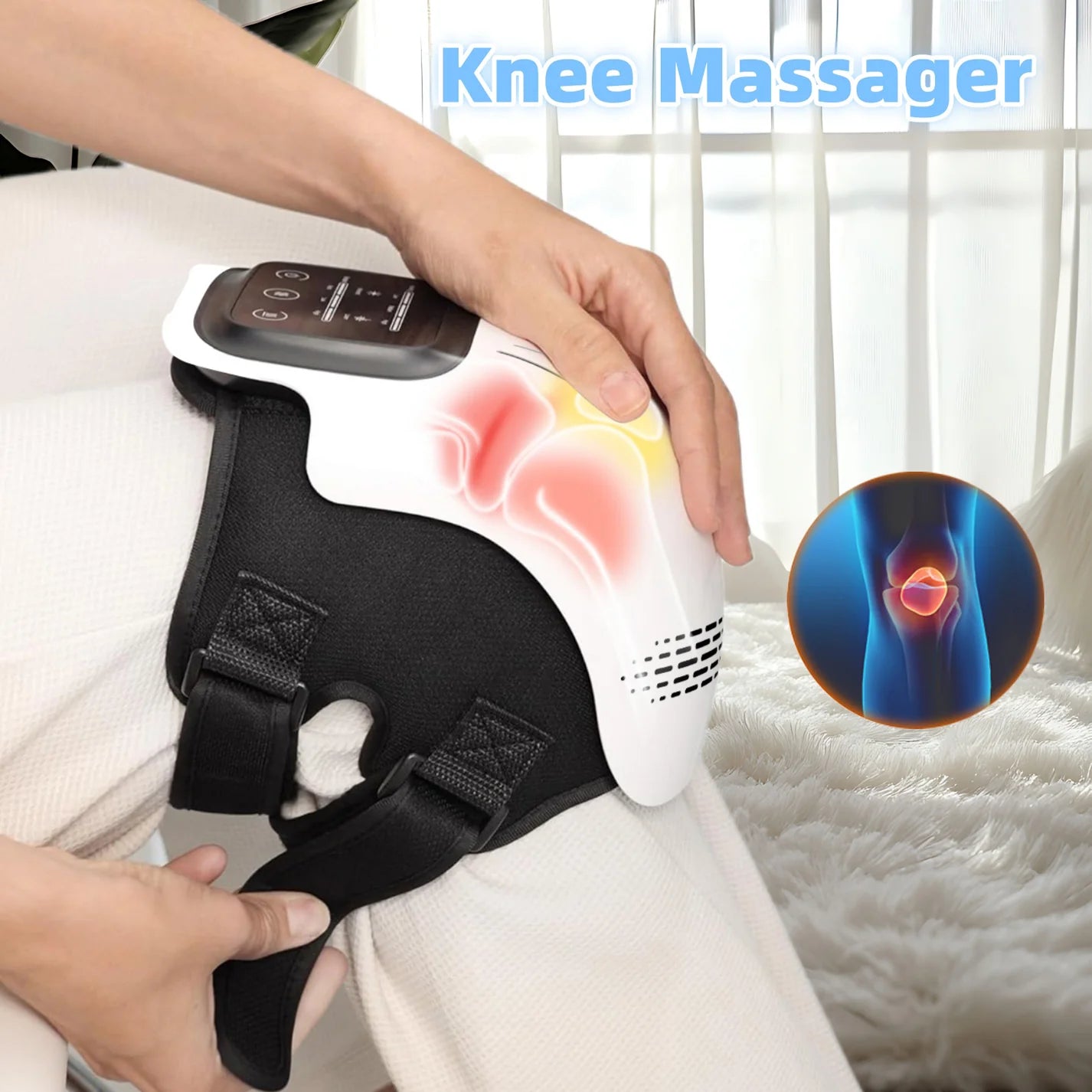HealthHaven4U™ Multifunction Rechargeable Knee Massager