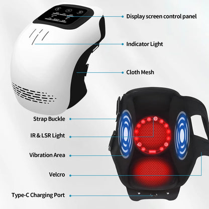 HealthHaven4U™ Multifunction Rechargeable Knee Massager