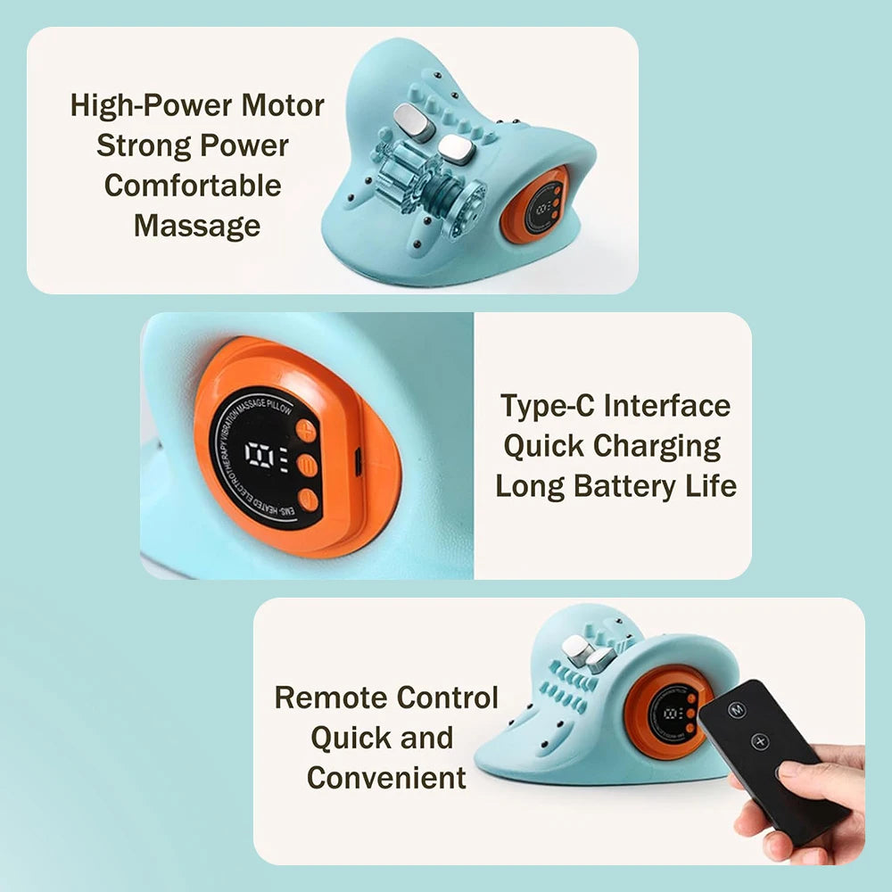 HealthHaven4U™ Electric Massager Pillow